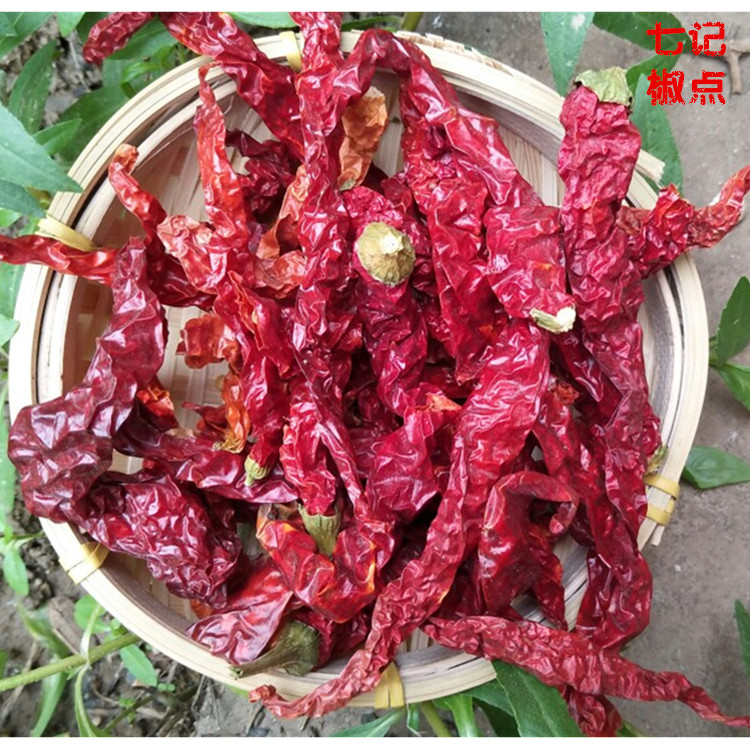 新疆线椒大盘鸡辣椒线辣子沙湾安集海干辣椒优质长辣皮子500g包邮