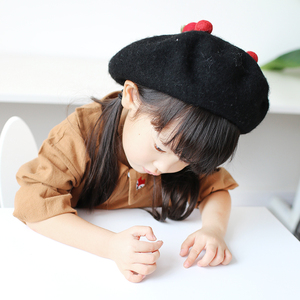 韩国风儿童贝雷帽