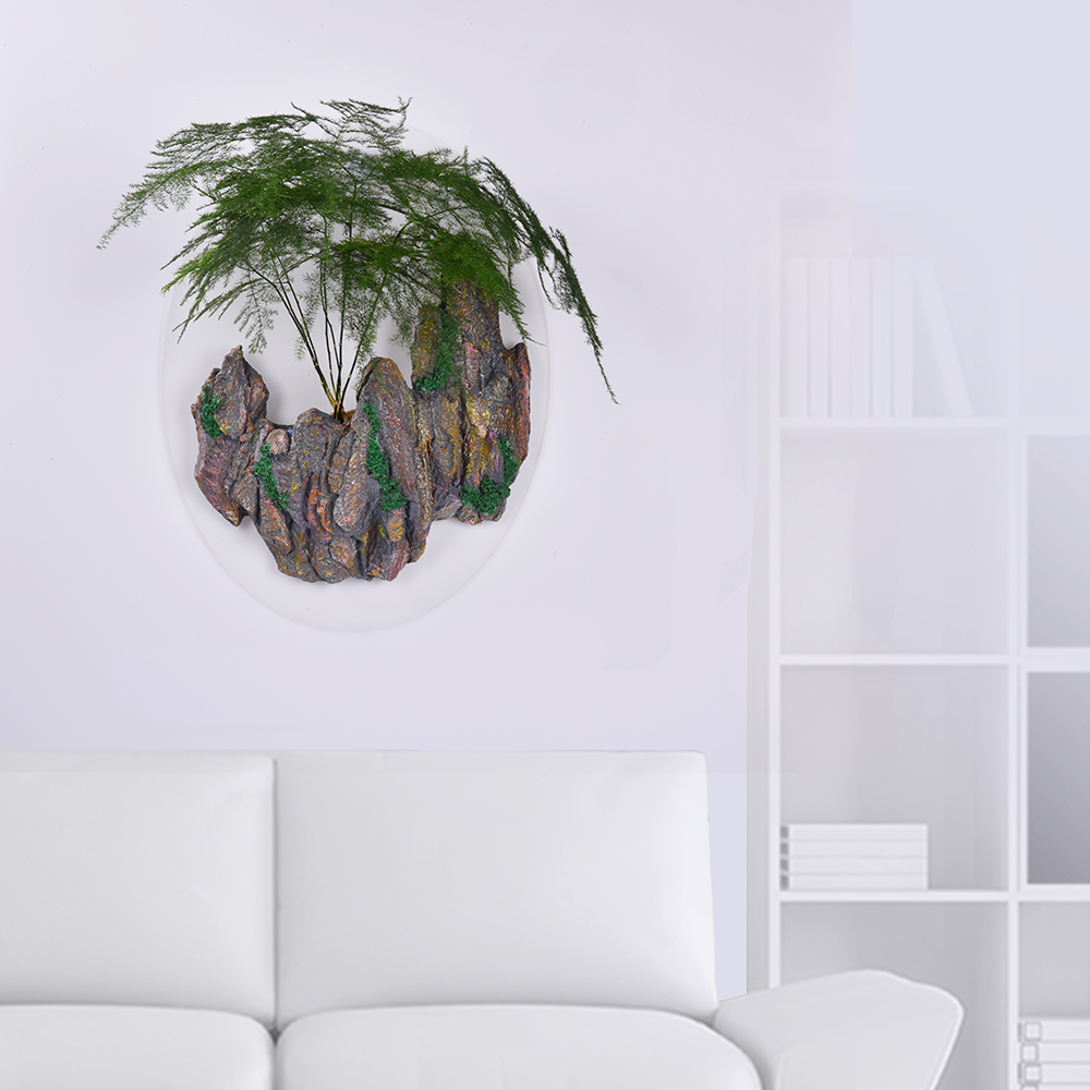 墙面装饰客厅创意墙上装饰品墙壁植物挂墙装饰壁挂花盆墙挂件盆景
