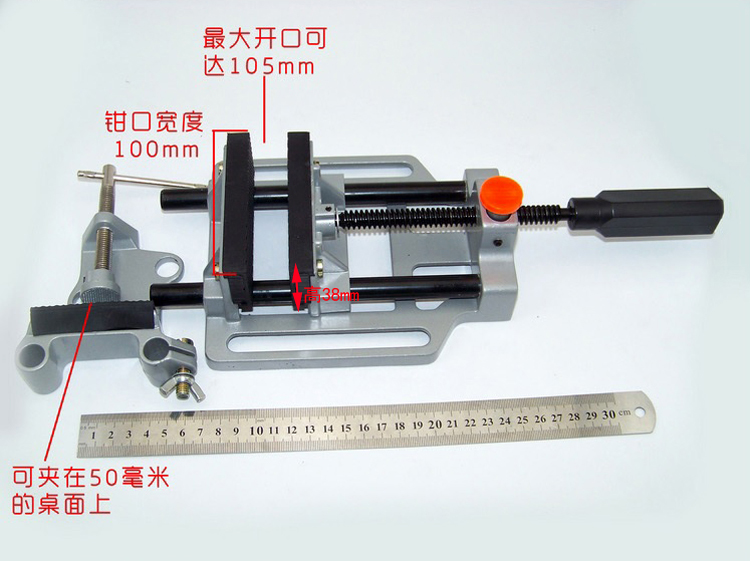 虎力台虎钳活动带砧小型轻型重型台钳3 4 5 6 8 12寸360度旋转