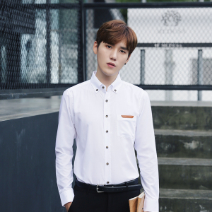 青少年长袖衬衫