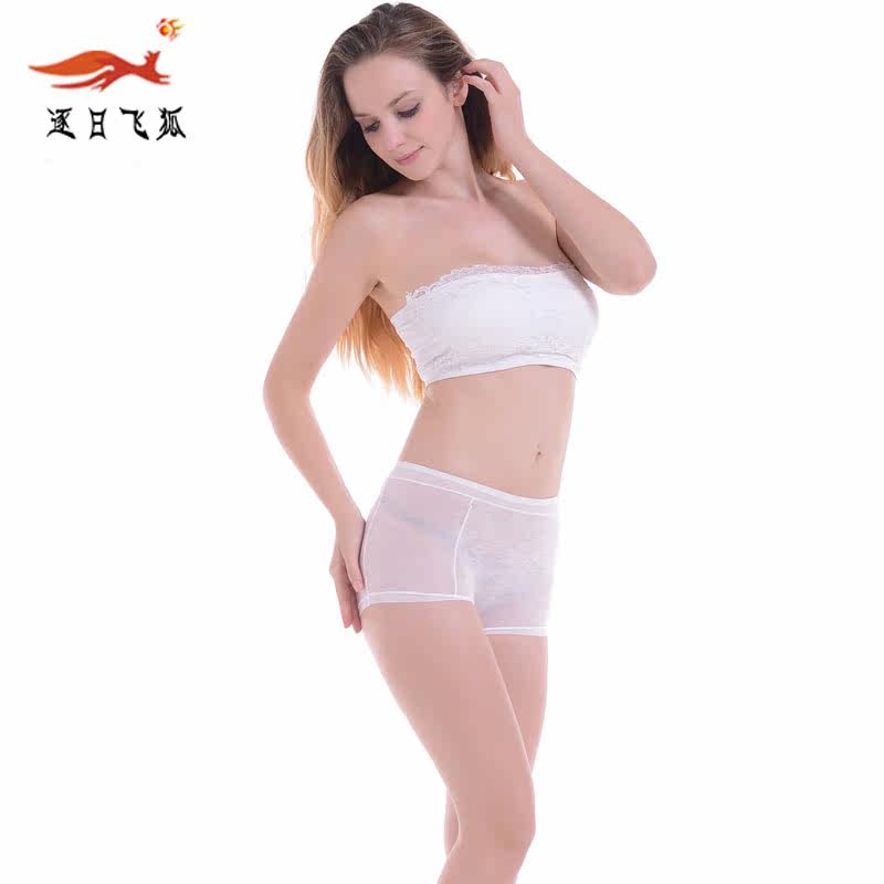 礼盒透明透气内裤性感<em>女士短裤</em>夏季<em>平角超薄</em>1