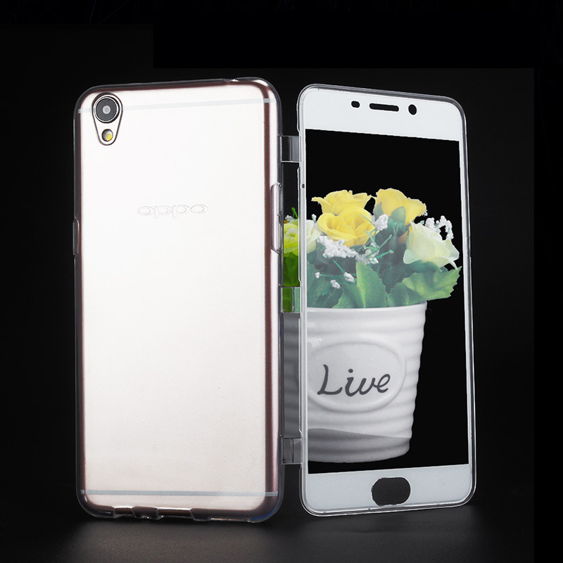umgg oppo r9手机壳oppor9手机套 r9tm保护套翻盖r9m硅胶防摔外壳