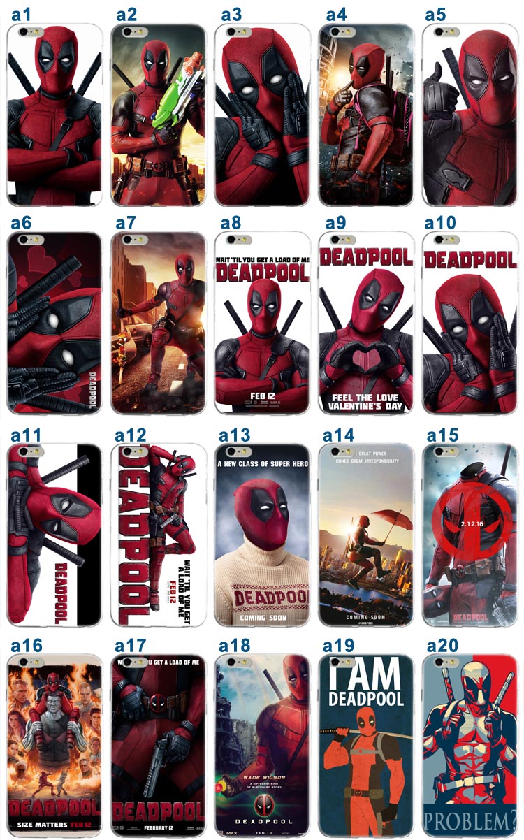 iphone7 6splus死侍deadpool手机壳iphone x 苹果8 5se漫威超薄