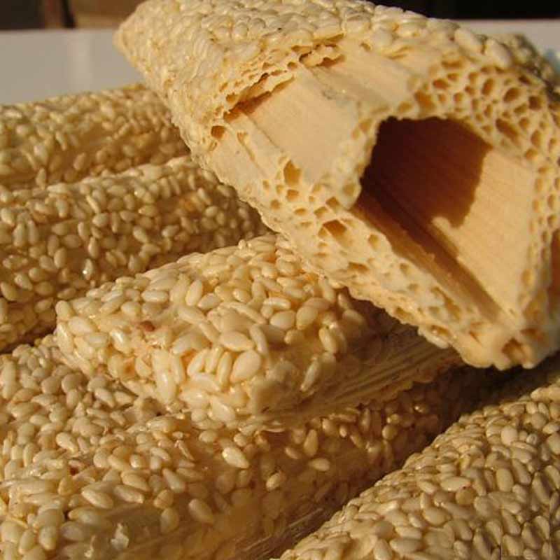 山东特产大刘庄芝麻糖传统手工小吃糕点点心休闲零食包邮250g*4袋