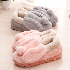 冬季卡通保暖棉拖鞋