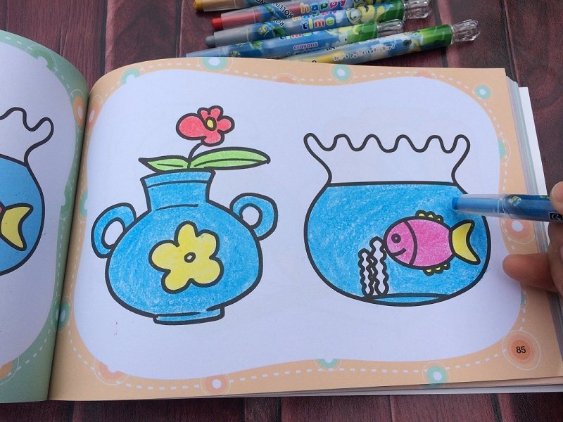 幼儿童画画书 涂鸦填色学画画本 宝宝绘画书图画册 3-4-6岁小孩学画