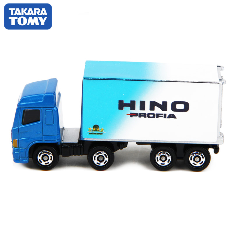 takara tomy/多美卡仿真合金儿童车模男玩具77号日野运输车702764