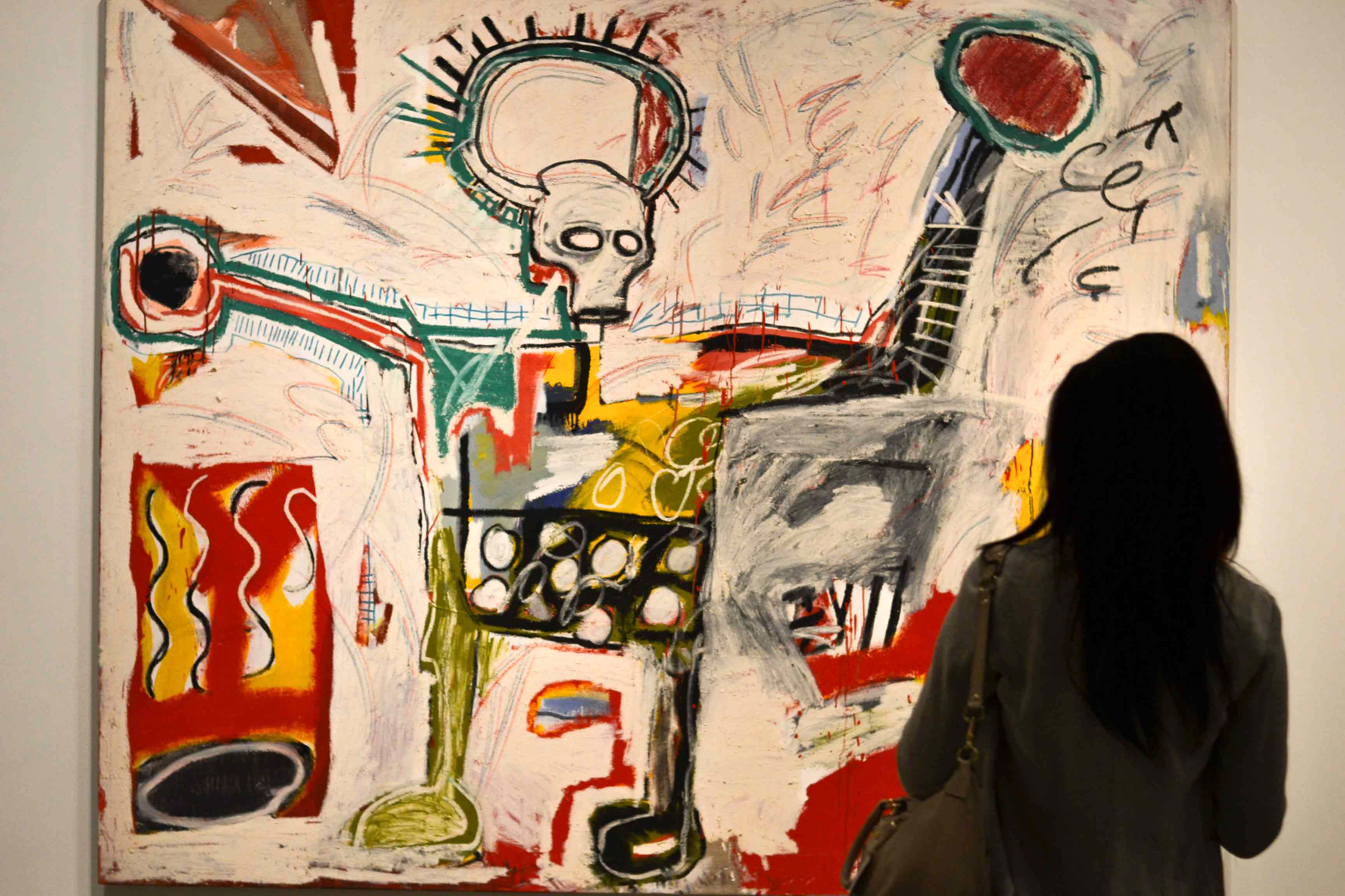 美国新表现主义艺术家 basquiat 现代艺术涂鸦 前卫时尚界装饰画