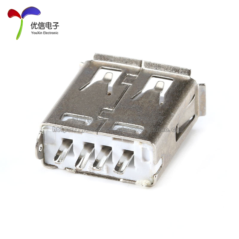 立式180度 usb-a母插座 usb接口 直针 母头