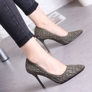 性感尖头细高跟鞋