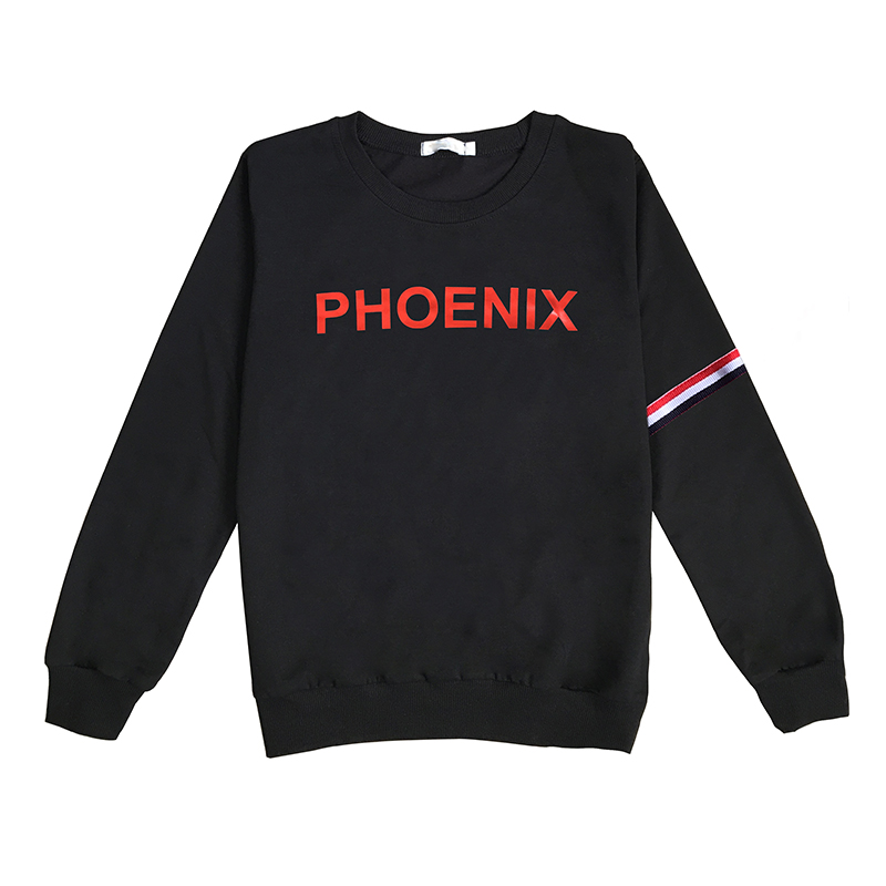 搭配牛仔裤子的上衣女冬装少初中女学生卫衣加