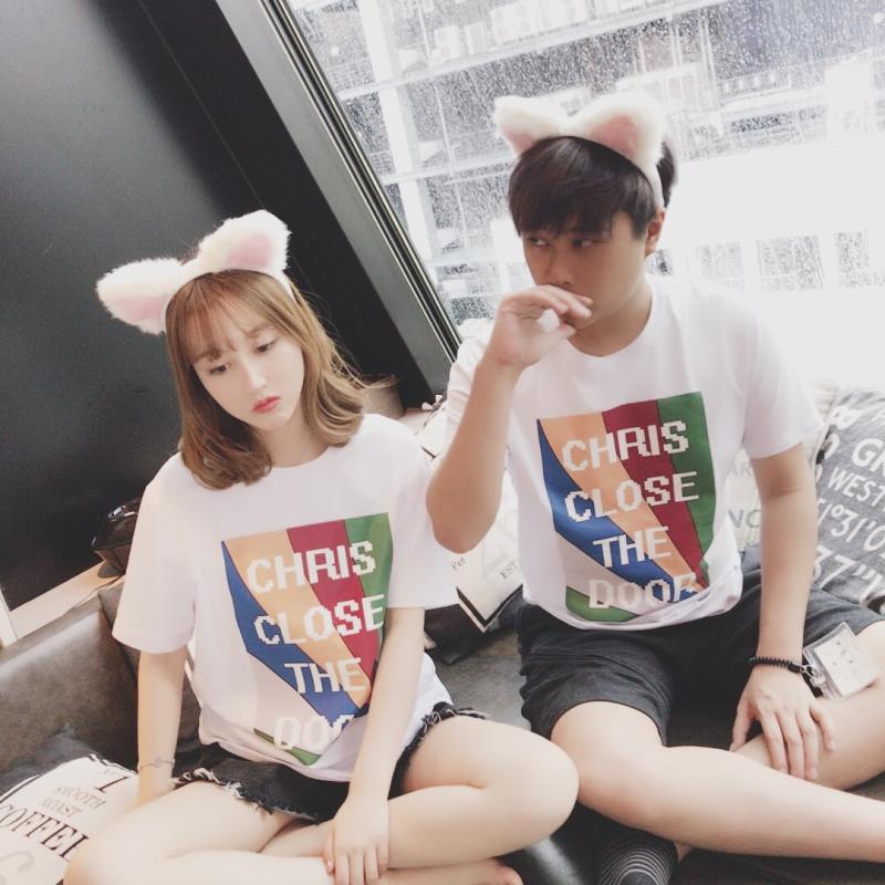 UU大魔王 独家定制 克里斯关下门 彩虹字母T 五