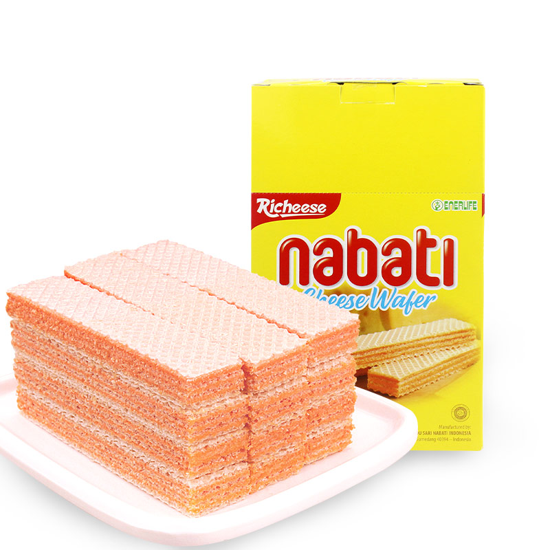 nabati丽芝士纳宝帝奶酪威化饼200g 印尼进口奶酪芝士饼richeese