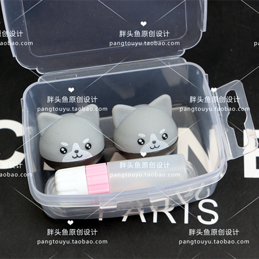 正品[隐形眼镜盒的用法]隐形眼镜伴侣盒批发评