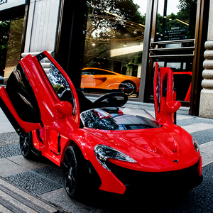 迈凯伦儿童电动车四轮空调跑车带遥控汽车可坐