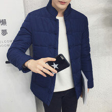 休闲保暖棉服棉袄加厚外套男 中国风立领盘扣棉衣男士 唐装 秋冬男装