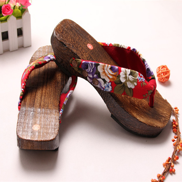 珍凡妮木屐女款女式日本日式和风木屐鞋木板鞋拖鞋人字拖