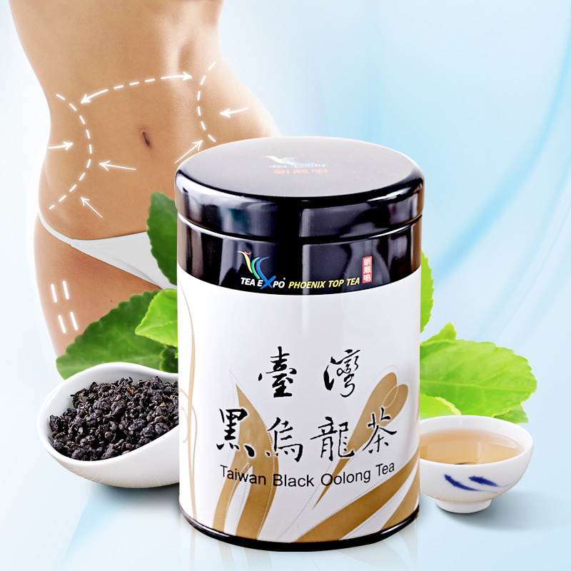 正宗台湾油切黑乌龙茶 高山茶 新凤鸣100克特级乌龙茶 茶叶浓香型