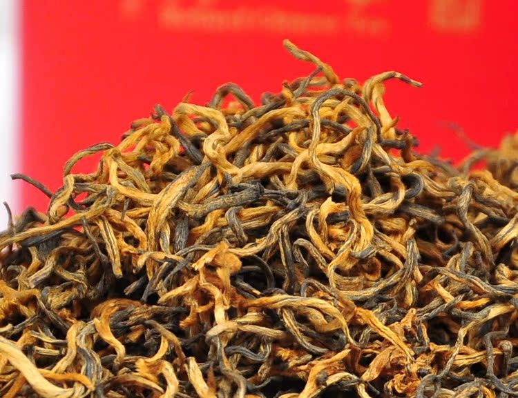 云南凤庆滇红茶黄金1号金丝滇红特级工夫红茶100g 2017年头春