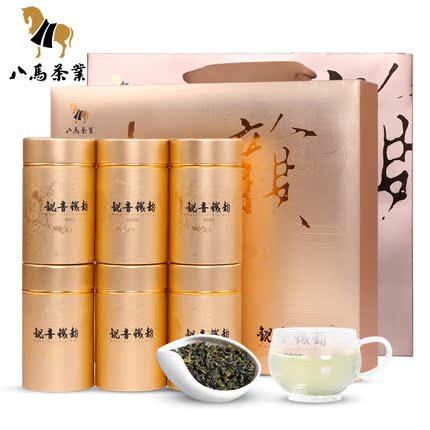 八马茶叶 特级清香铁观音 安溪原产铁观音铁韵6000 礼盒装252克