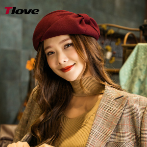 英伦风贝雷帽圆顶小礼帽