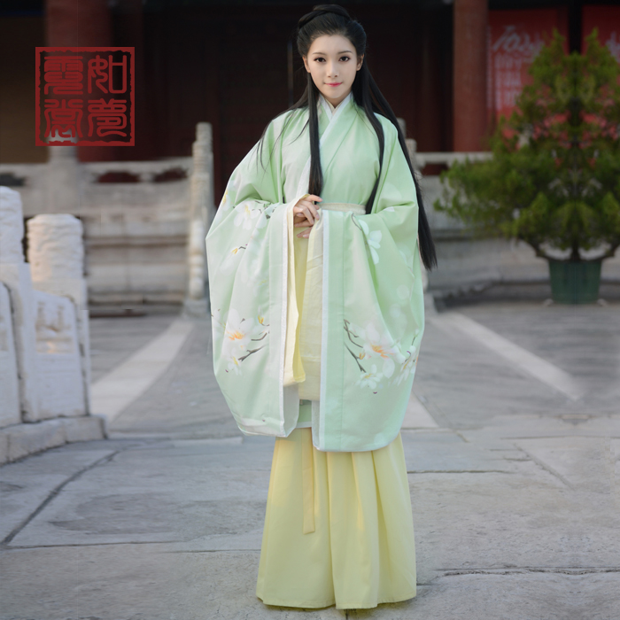 [如梦霓裳]汉服女装 曲裾[眉妩(廿二]传统汉服定制非改良日常