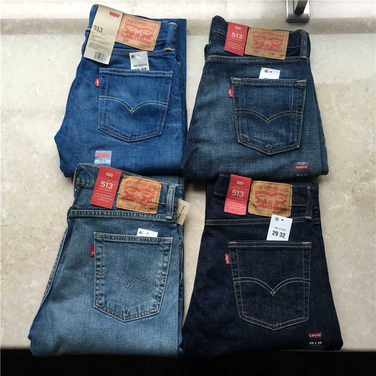 美国官网代购李维斯 levis 513 男士修身直筒牛仔裤