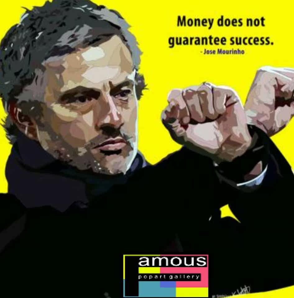 波普装饰画 肖像画挂画 英超 穆帅 何塞·穆里尼奥josé mourinho