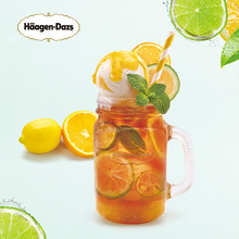 专拍 堂食 夏季新品 二维码 柚一夏冰淇淋雪顶冰茶 哈根达斯