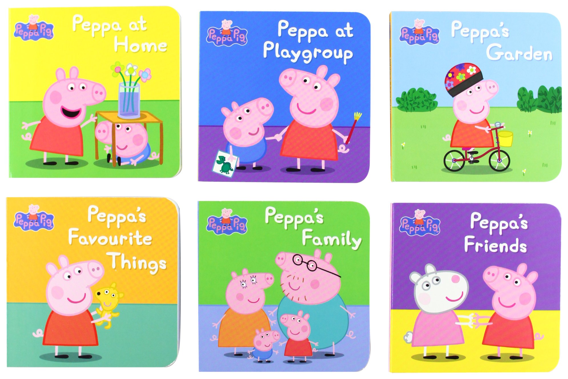 peppa pig: little library 英文原版 粉红猪小妹:小小图书馆6本套装