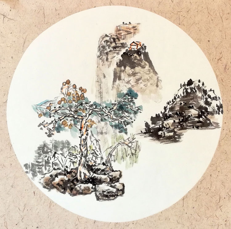 杨建喜八尺国画山水画黄河作品原稿手绘包邮名人字画