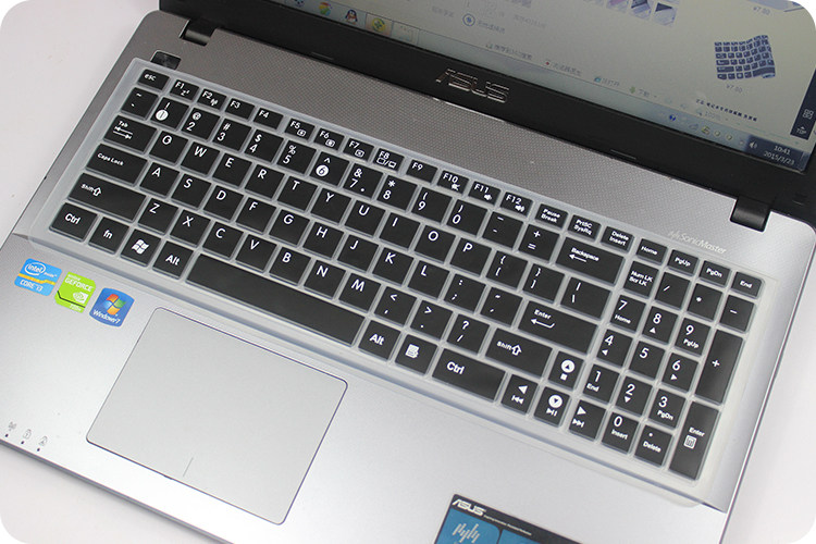 华硕15.6寸飞行堡垒fx50j w519l 顽石4代fl5900笔记本键盘膜r557l