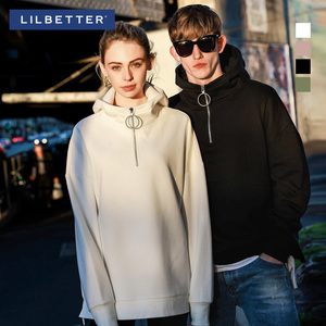 情侣连帽套头卫衣