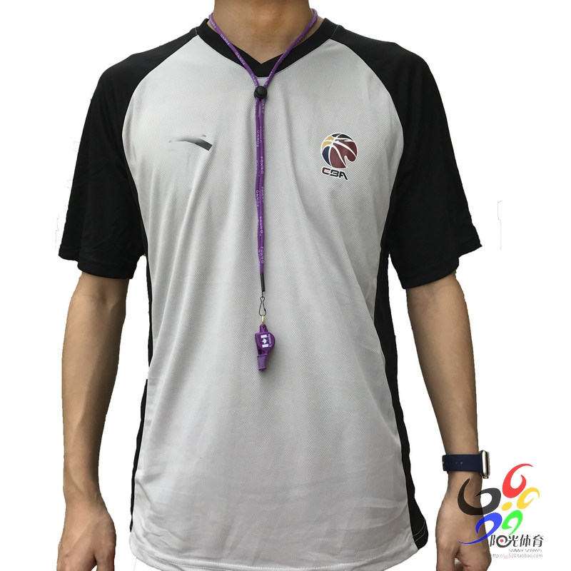 CBA裁判服 篮球男士 CBA专业篮球裁判服装吸
