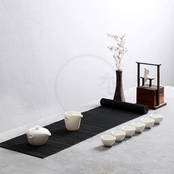 本兮  原创品牌设计 高质白瓷茶具套组 一叶悠游茶器套组包邮
