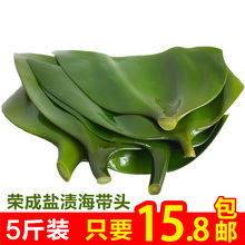 荣成盐渍海带头海带根丝片厚野生新鲜半干货 包邮 5斤 亏本冲量