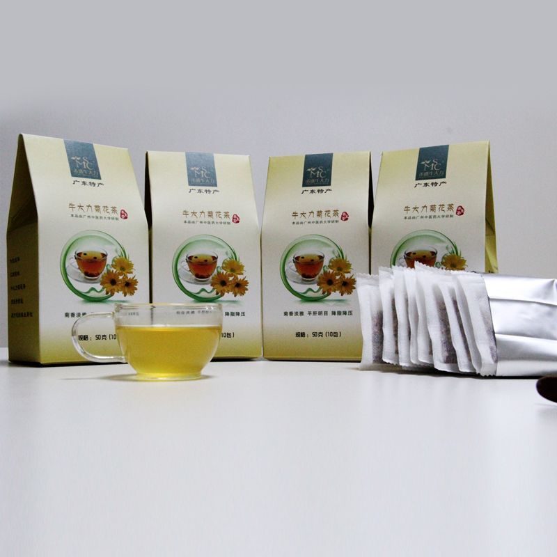 禾盛 广东特产牛大力菊花茶 牛大力茶 菊花茶 袋泡茶 养生茶 包邮