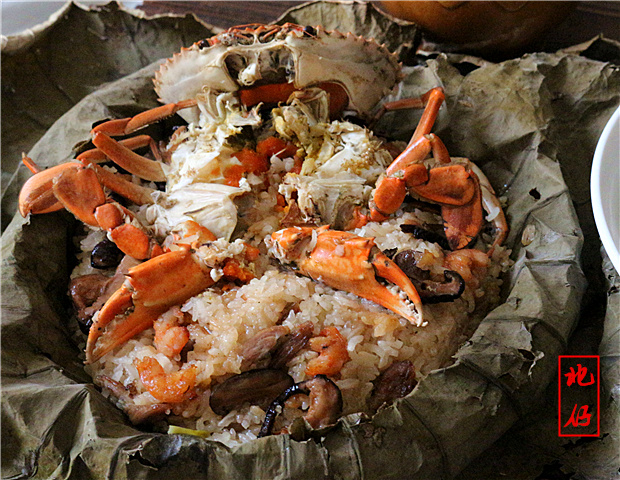 年夜饭 福州传统酒菜 鲟饭 八宝红鲟饭 清蒸糯米海鲜饭 福建年货