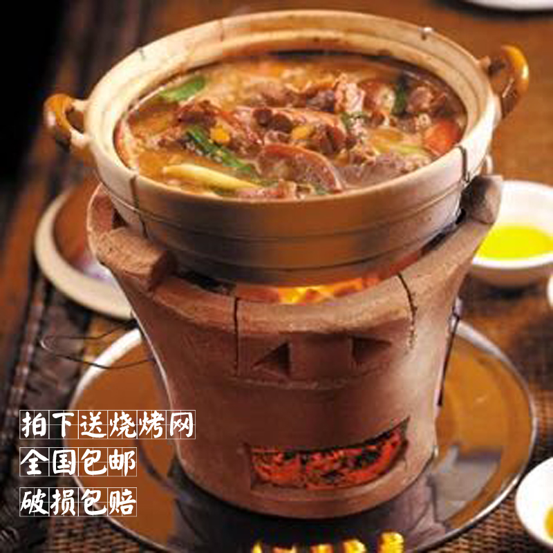 传统粗糙双耳煲仔饭专用红泥炉土砂锅单柄锅煲小砂锅土锅沙锅瓦煲价格