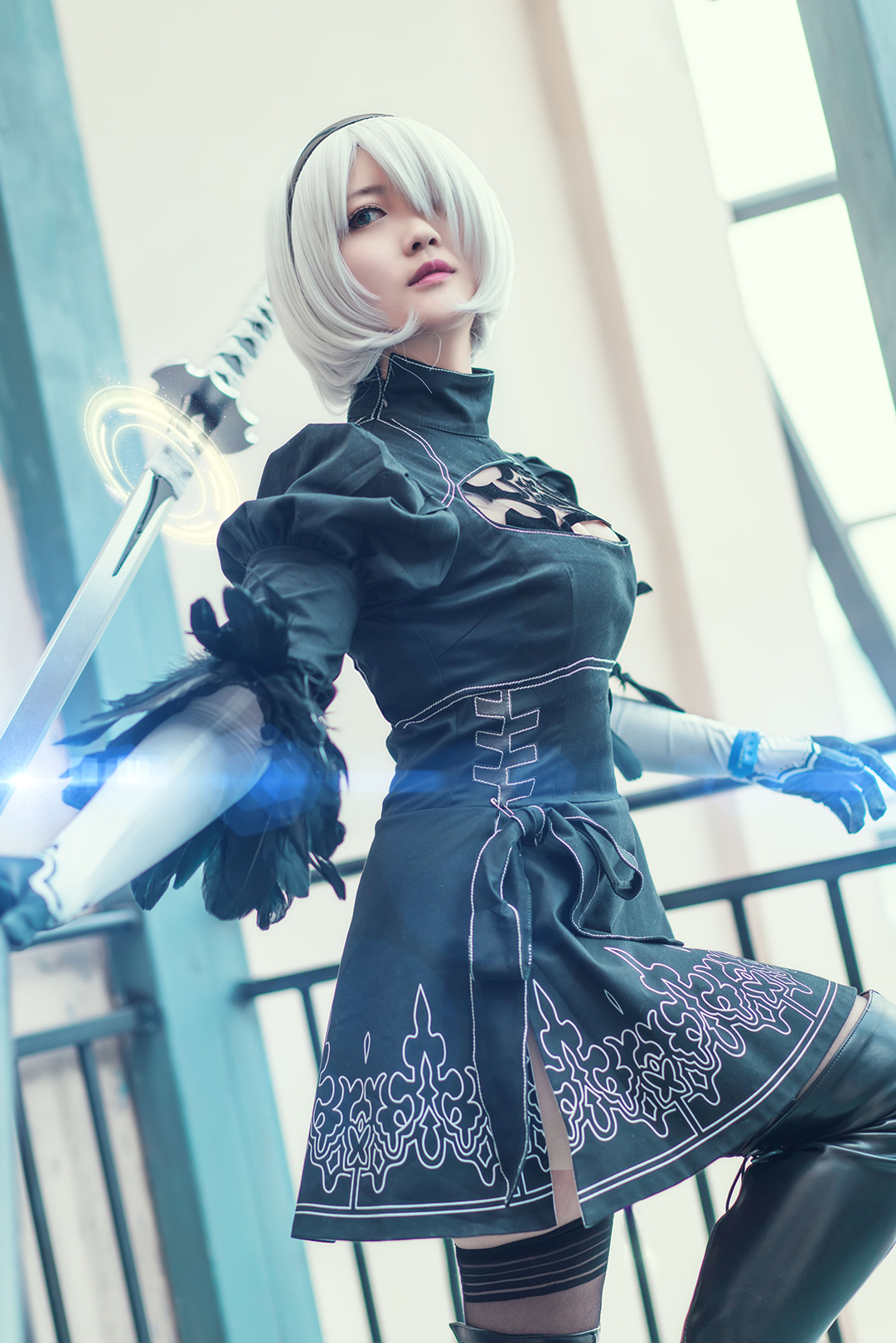 尼尔机械纪元cosplay服装女全套萝莉2b姐角色扮演现货动漫cos服饰$
