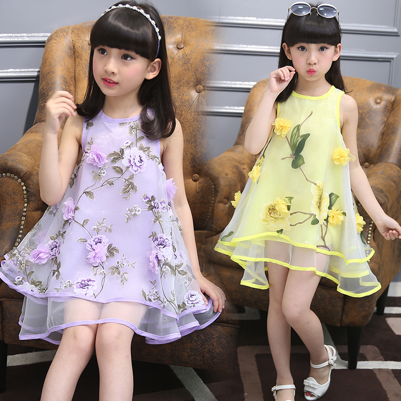 4到12岁女童夏装10小女孩子连衣裙8儿童9衣服7夏季6夏天公主裙子5