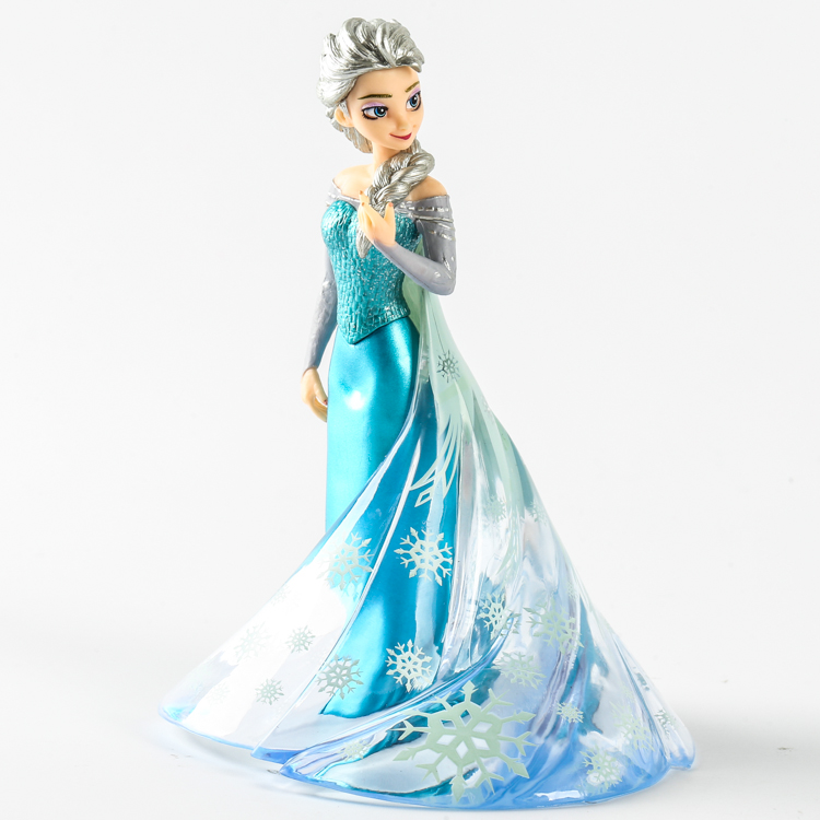 冰雪奇缘冰雪大冒险冰雪皇后6款艾尔莎公主公仔人偶摆件手办