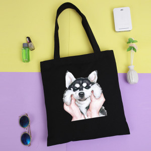 韩国简约百搭文艺帆布包