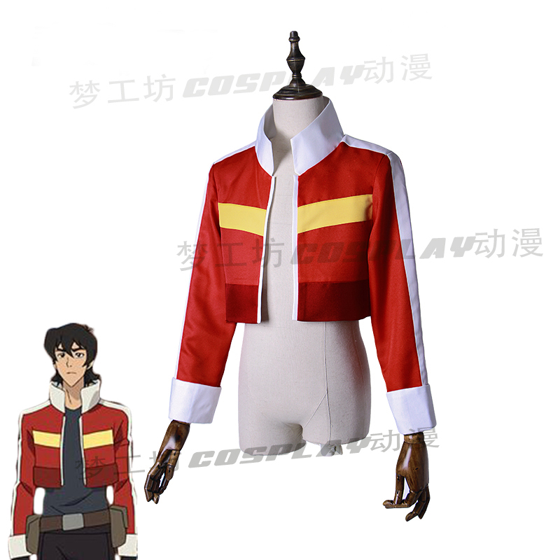 战神金刚 传奇的保护神动漫keith红色短款外套cosplay服装