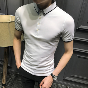 夏季男士翻领短袖