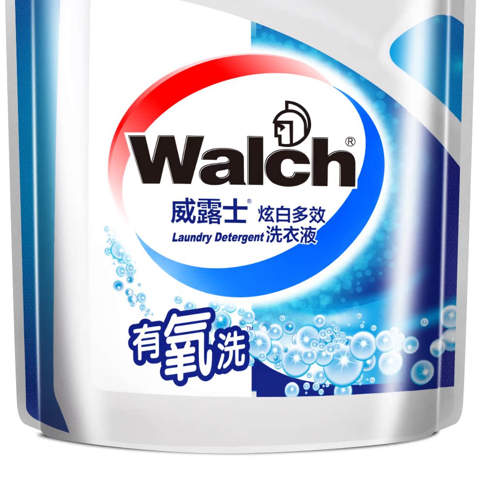 walch/威露士多效洗衣液补充袋装500mlx3杀菌深层洁净