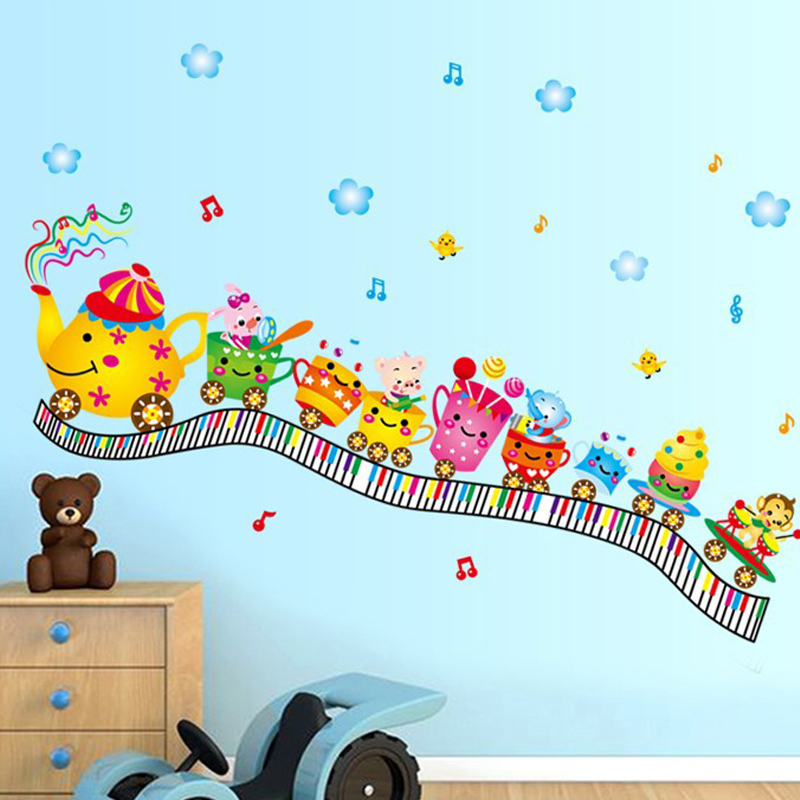 可移除墙贴纸贴画 儿童房间幼儿园教室黑板报装饰画墙壁装饰水果