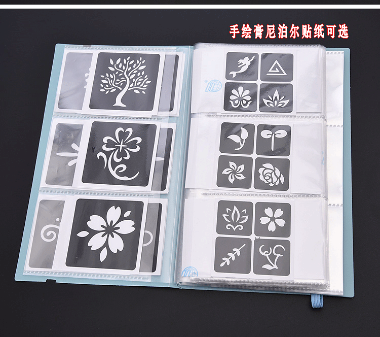 纹身图案素材纹身器材海娜纹身图案63张共108图 半永久小纹身模板