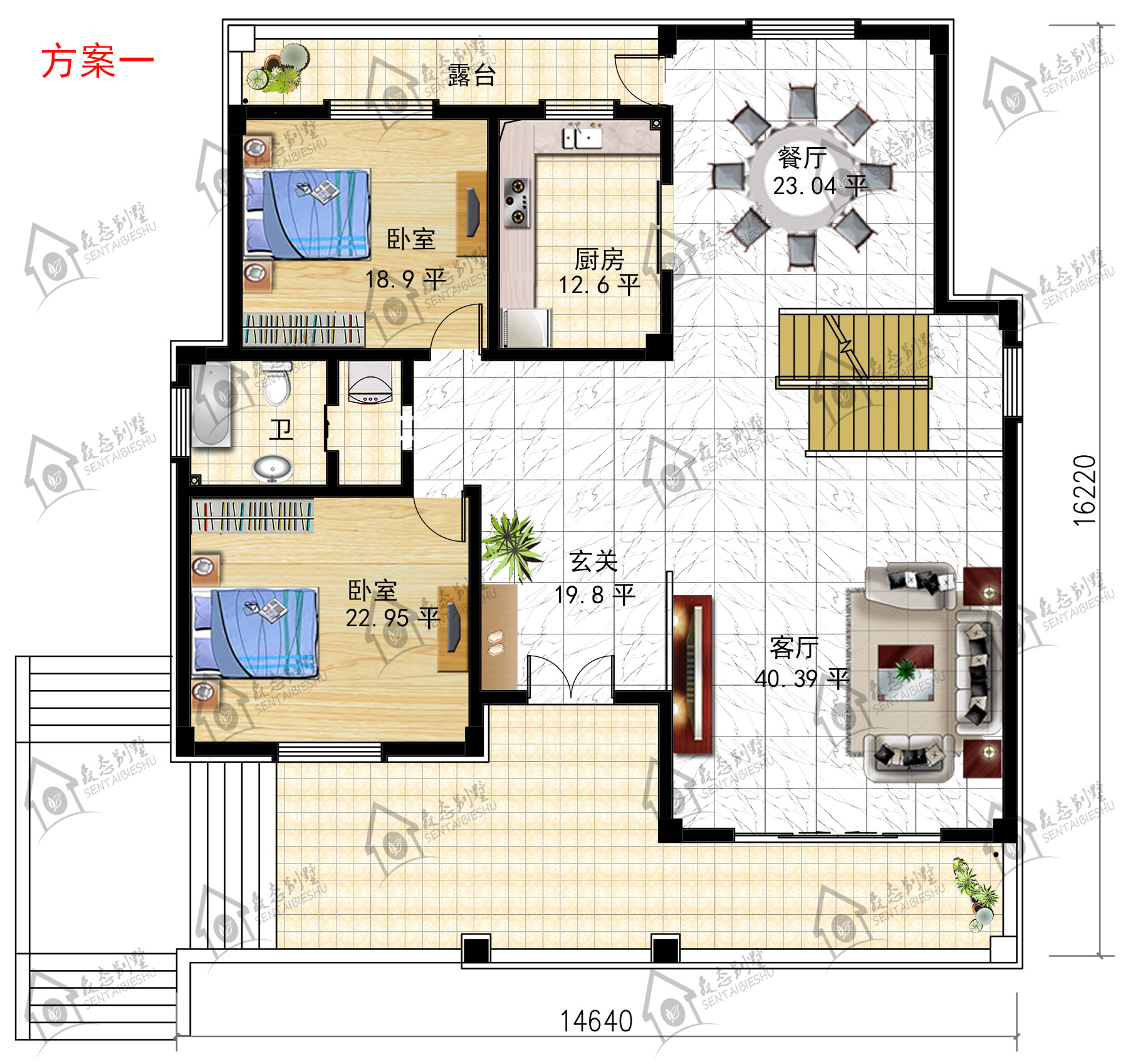 st215热卖新农村自建房设计图纸 二层别墅房屋设计图带地下室图纸